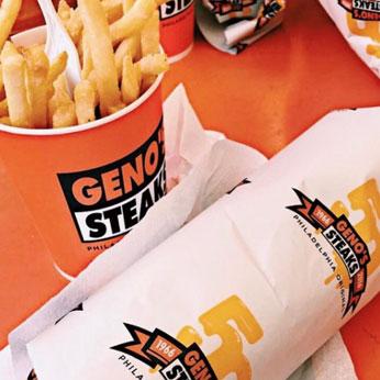 Geno's Steaks steak and fries