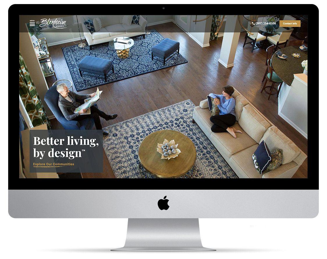 Website design: blenheimhomes.com