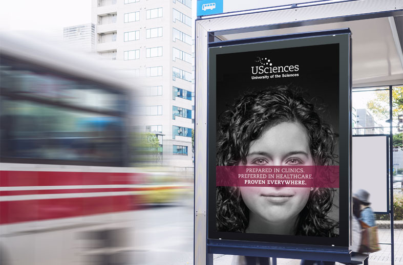 Bus stop billboard