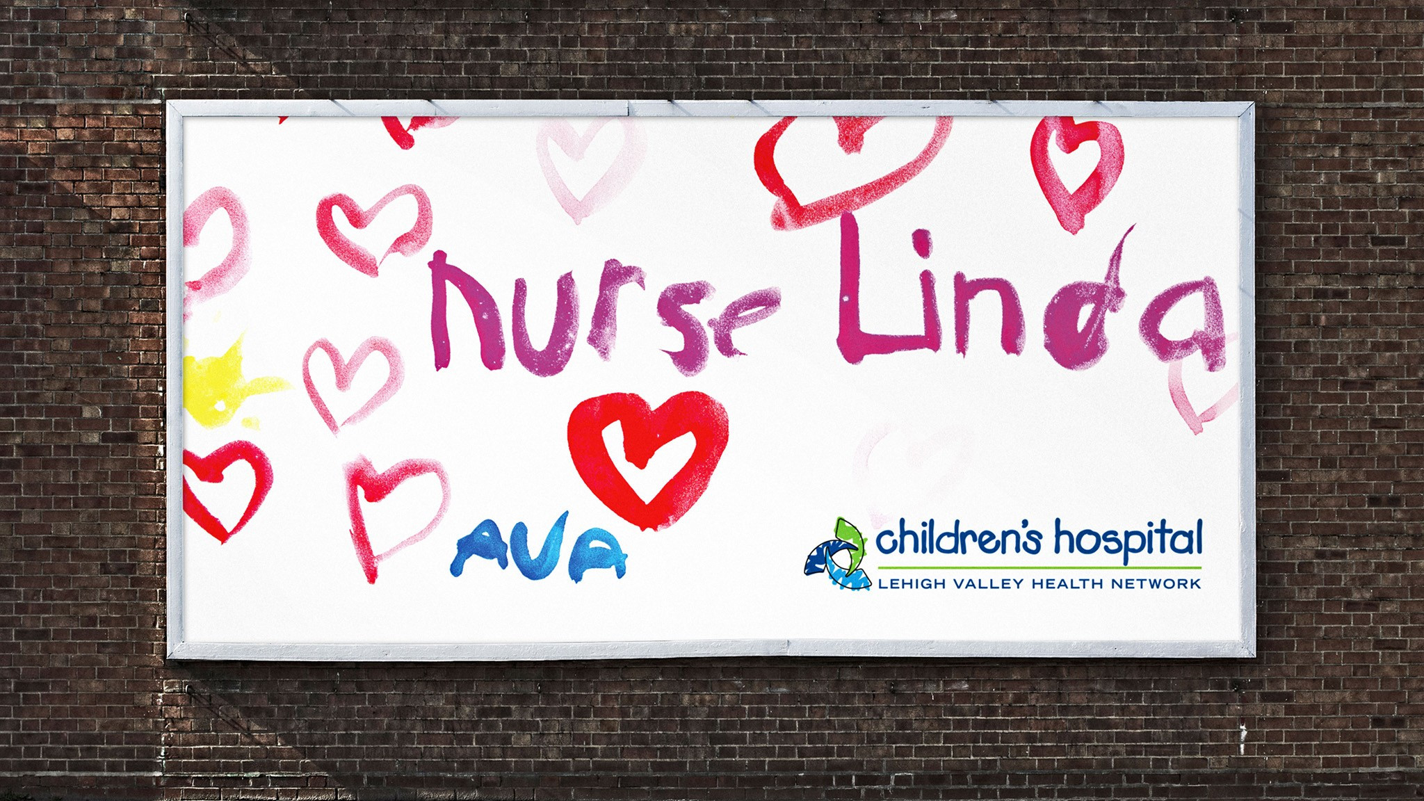 Lehigh Valley Health Network Childrens Hospital sign