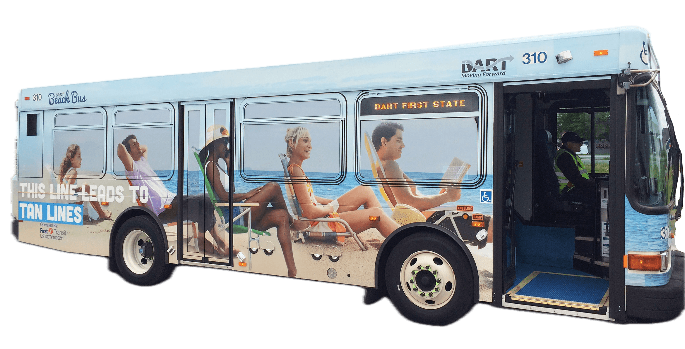 Dart bus wrap