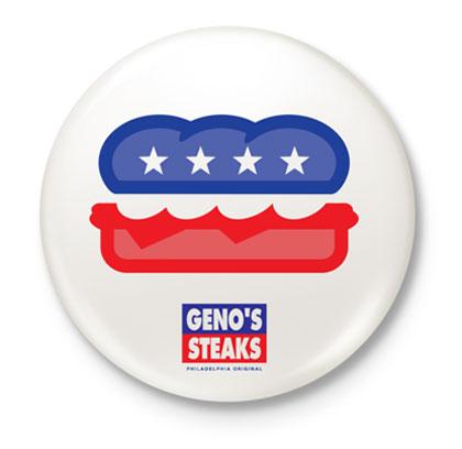Geno's Steaks button