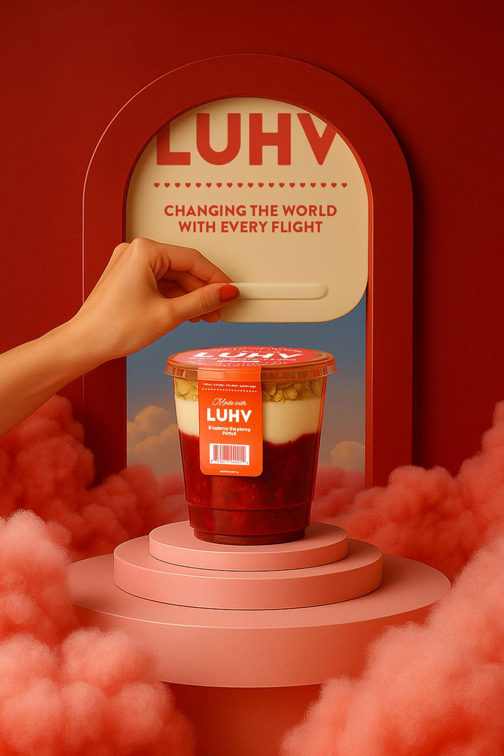 LUHV Food Concept Mockup