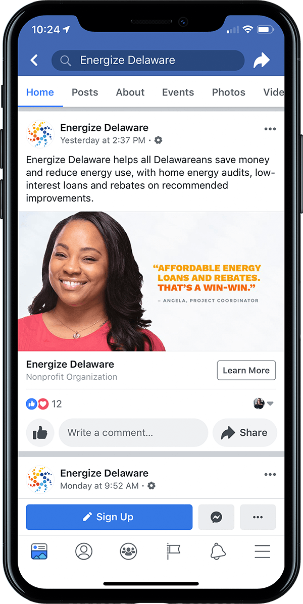 Facebook Newsfeed ads
