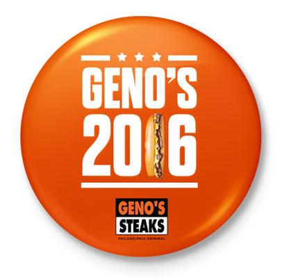 Geno's Steaks button
