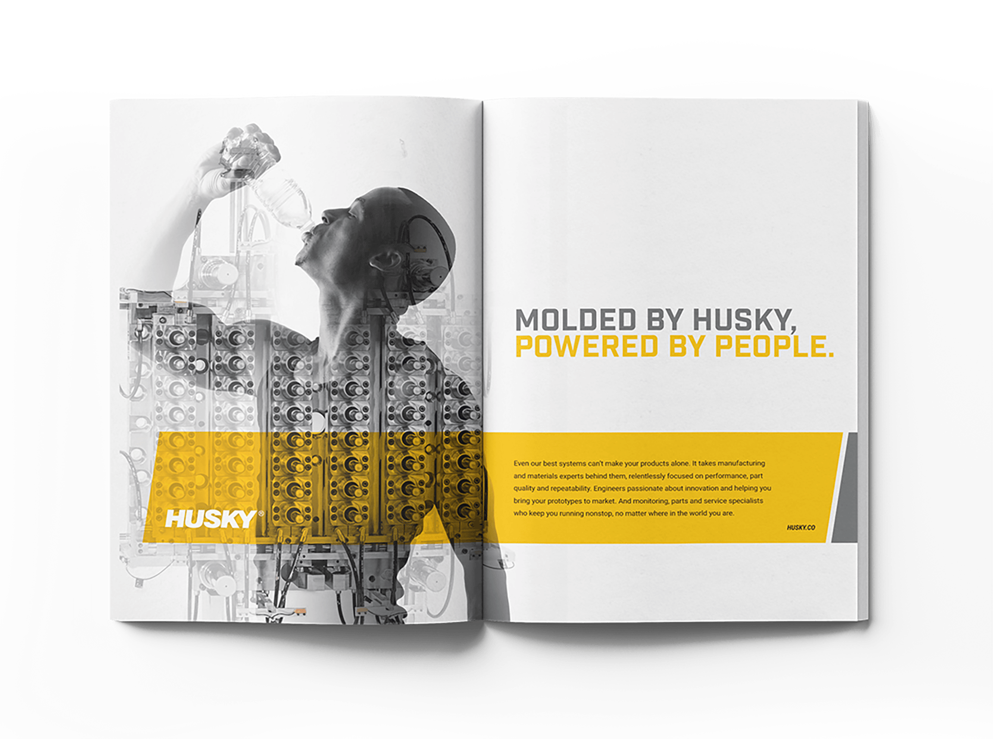 Husky magazine ad