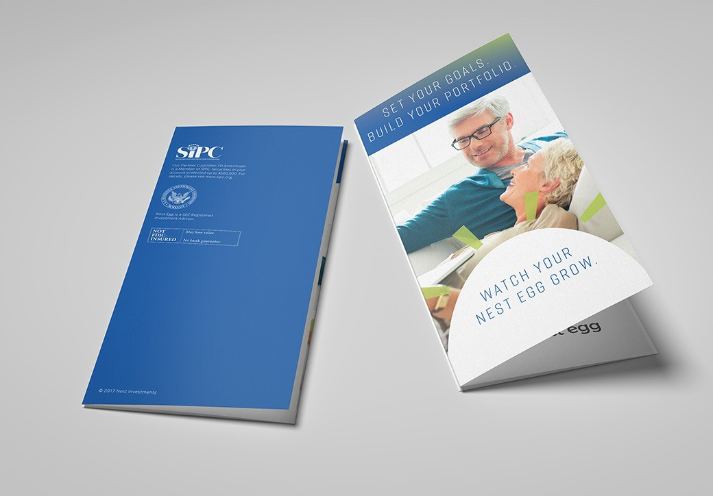 Nest Egg rack card