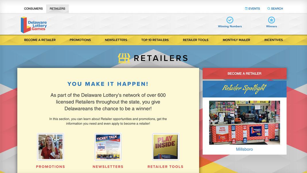 New retailer corner for outbound communications and engagement
