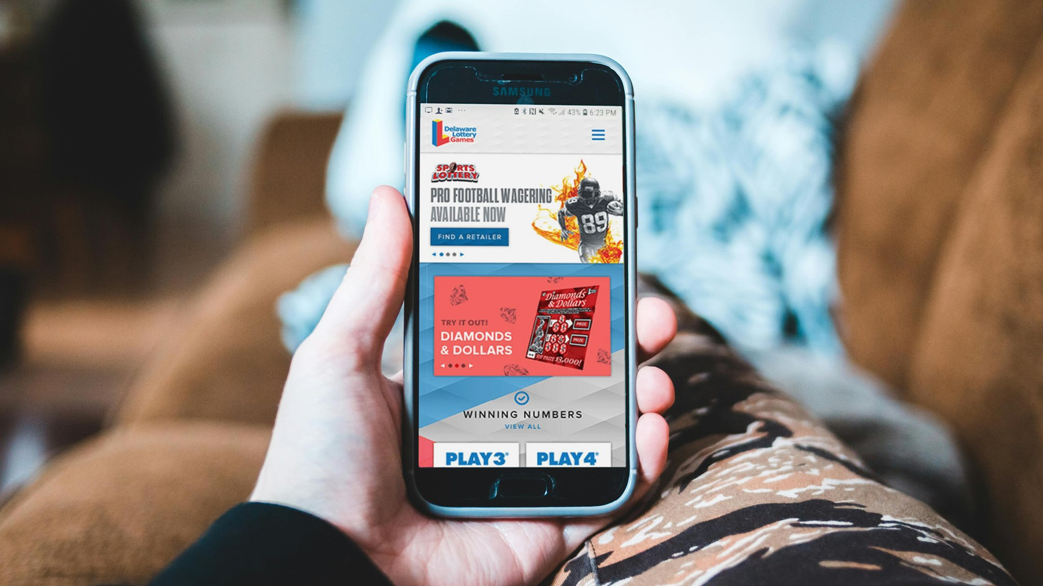 Lottery Website