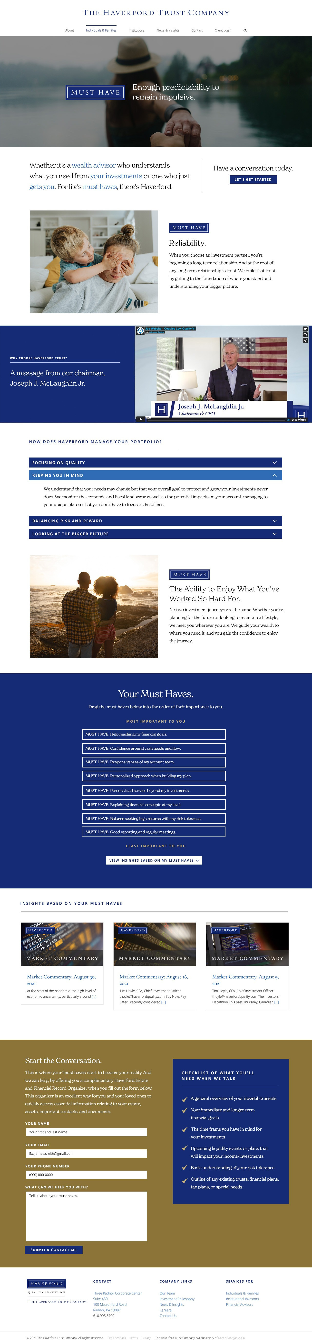 Haverford website