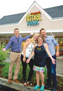 Craig, Jenn and Paul of AB&C with Anita Moos of Newark Natural Foods. (Photo credit the Delaware Business Journal.) 